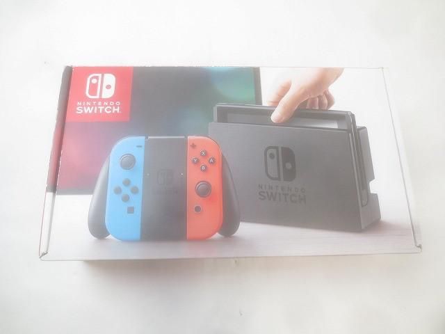 品 ゲーム Nintendo switch ニンテンドースイッチ 本体 HAC-001 動作品 ジョイコン ネオンレッド ブルー