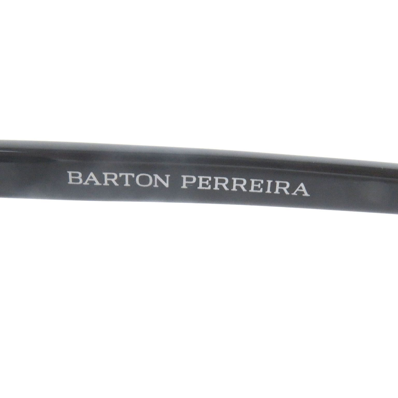 格安 □BARTON PERREIRA バートンペレイラ VP010993 007 ダニエル クレイグ |ジェームズ ボンド着用 サングラス ブラック 52□20-148 箱 ケース付き 日本製 メンズ 早い者勝ち