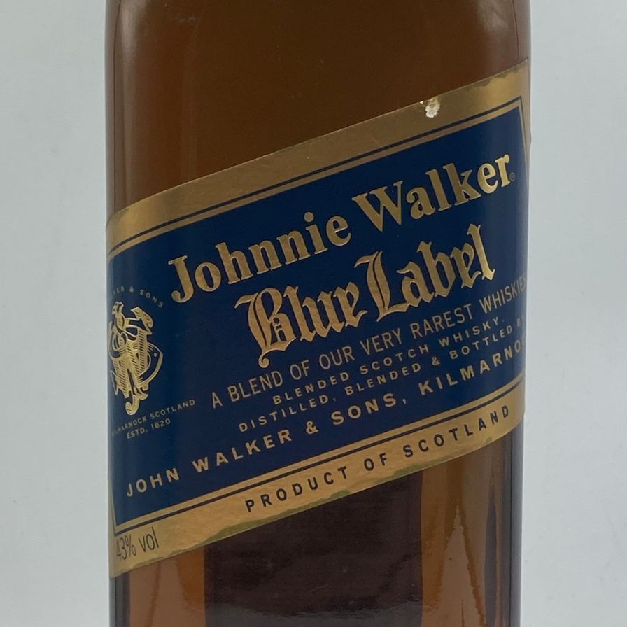 ジョニーウォーカー - ジョニーウォーカー ブルーラベル 1000ml 40%【Q1】 ジョニーウォーカー ブルーラベル 1000ml 40%【Q1】 - メルカリ