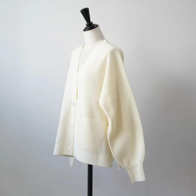lelill レリル | ハイテクワッフルカーデ エクリュ size 38 | トップス カーディガン