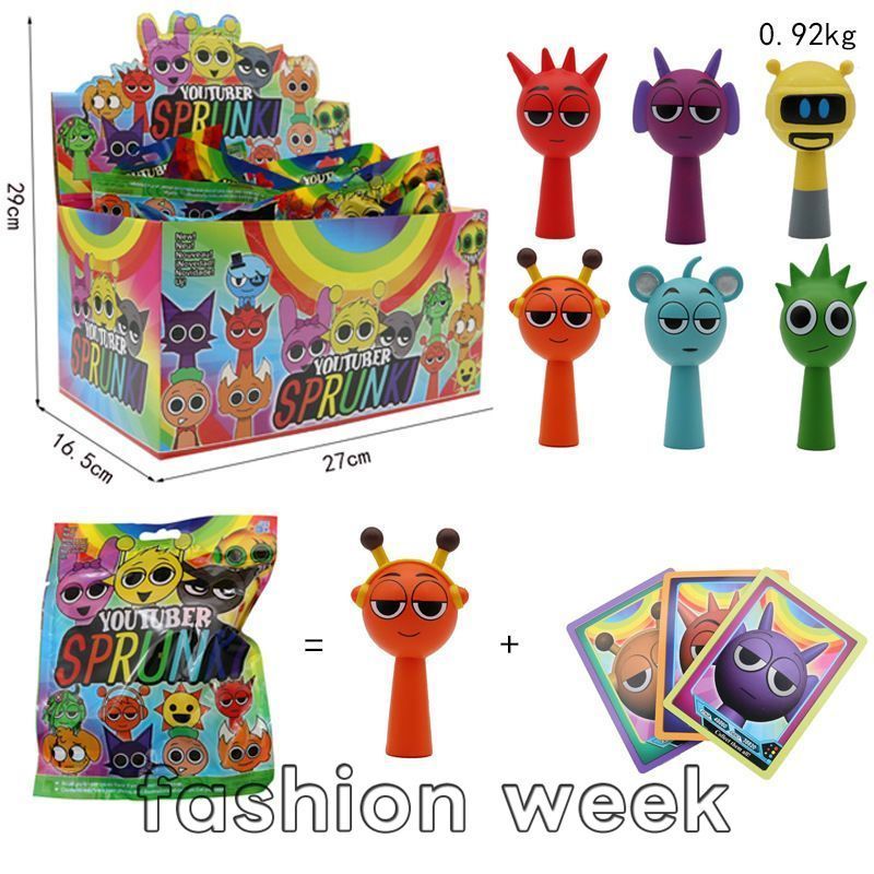 Sprunki incredibox blind box スキビディトイレ ブラインドボックス*1 フィギュア*1＋カード*3 新学期 Roblox game グッズ おもちゃ