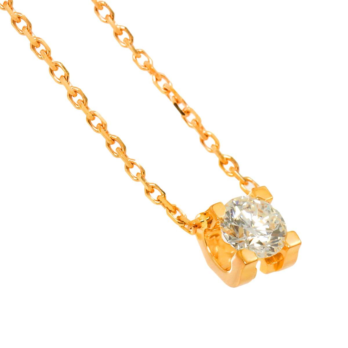 Cartier C2 ダイヤネックレス Cartier - カルティエ ネックレス ダイヤ ダイヤモンド 2C ロゴ