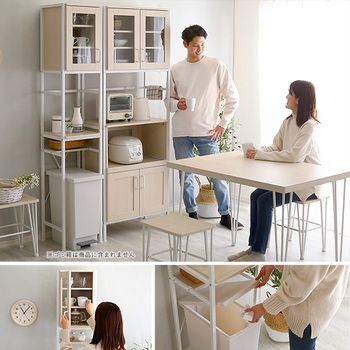 さわやかなオシャレゴミ箱上ラックすきま収納タイプ