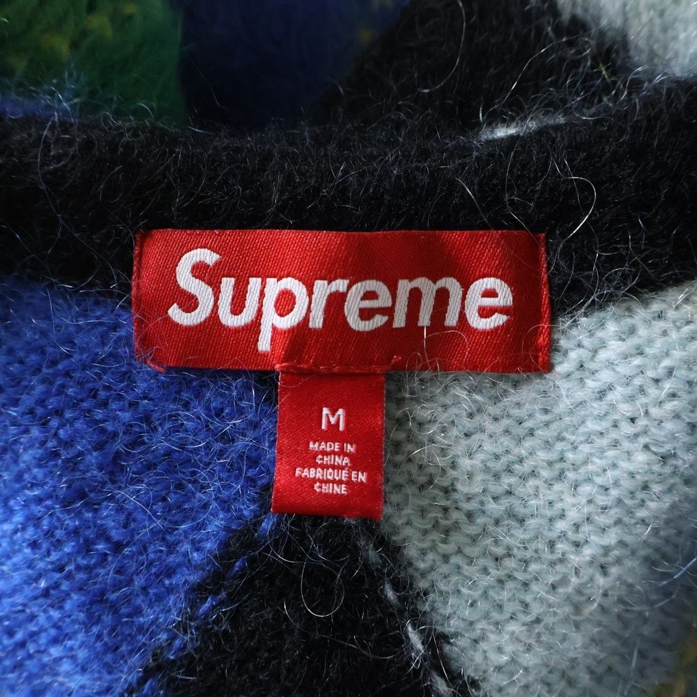 SUPREME (シュプリーム) 24SS Brushed Argyle Zip Up Vest