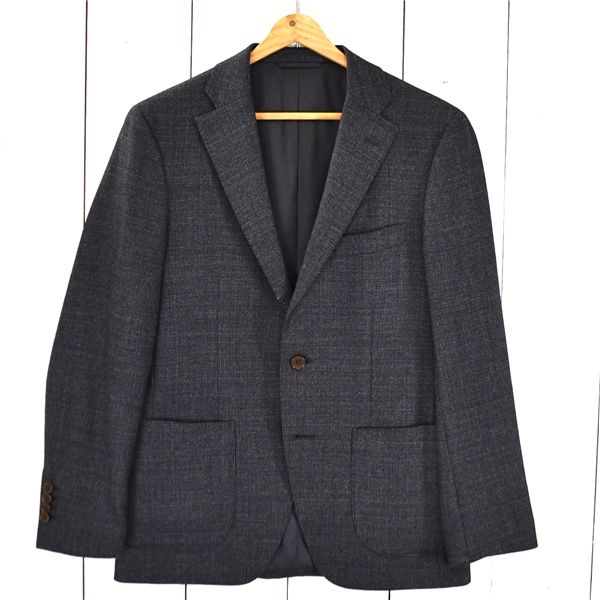 4TF049】美品 blazer's bank.com 伊製REDA生地 super110's 3つボタン シングル 段返り ジャケット  165cm-6Drop / M ダークグレー 3430590【中古】【メンズビジネス】202406 - メルカリ