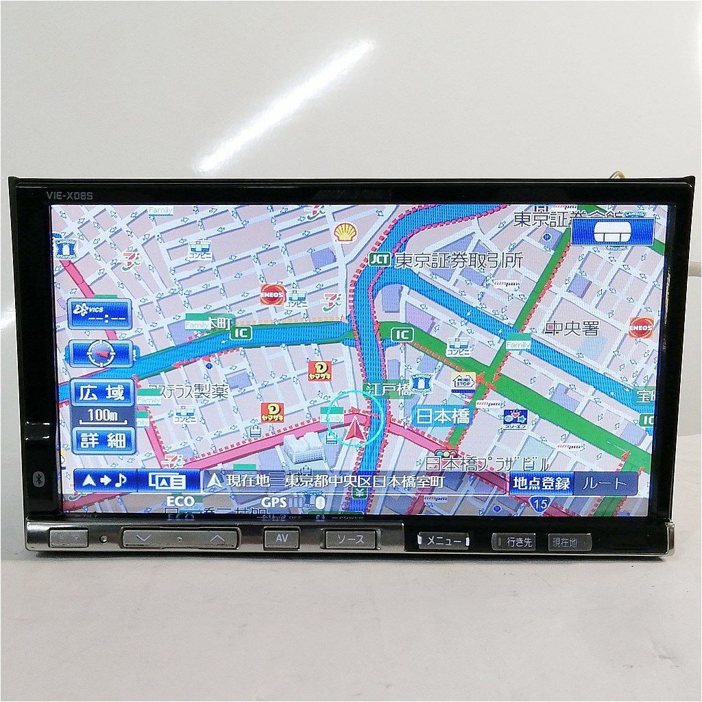 美品　ALPINE VIE-X08S 7inch HDDナビ ALPINE VIE-X08S 7インチHDDナビ ジャンク扱い - メルカリ