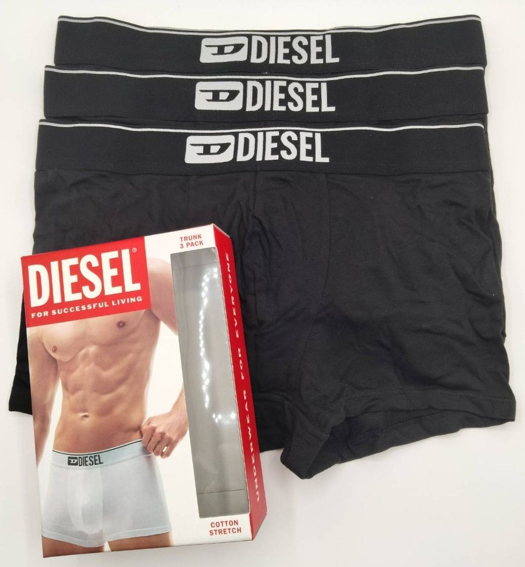 DIESEL ディーゼル ローライズボクサーパンツ Black 3枚セット メンズボクサーパンツ 男性下着 E7193