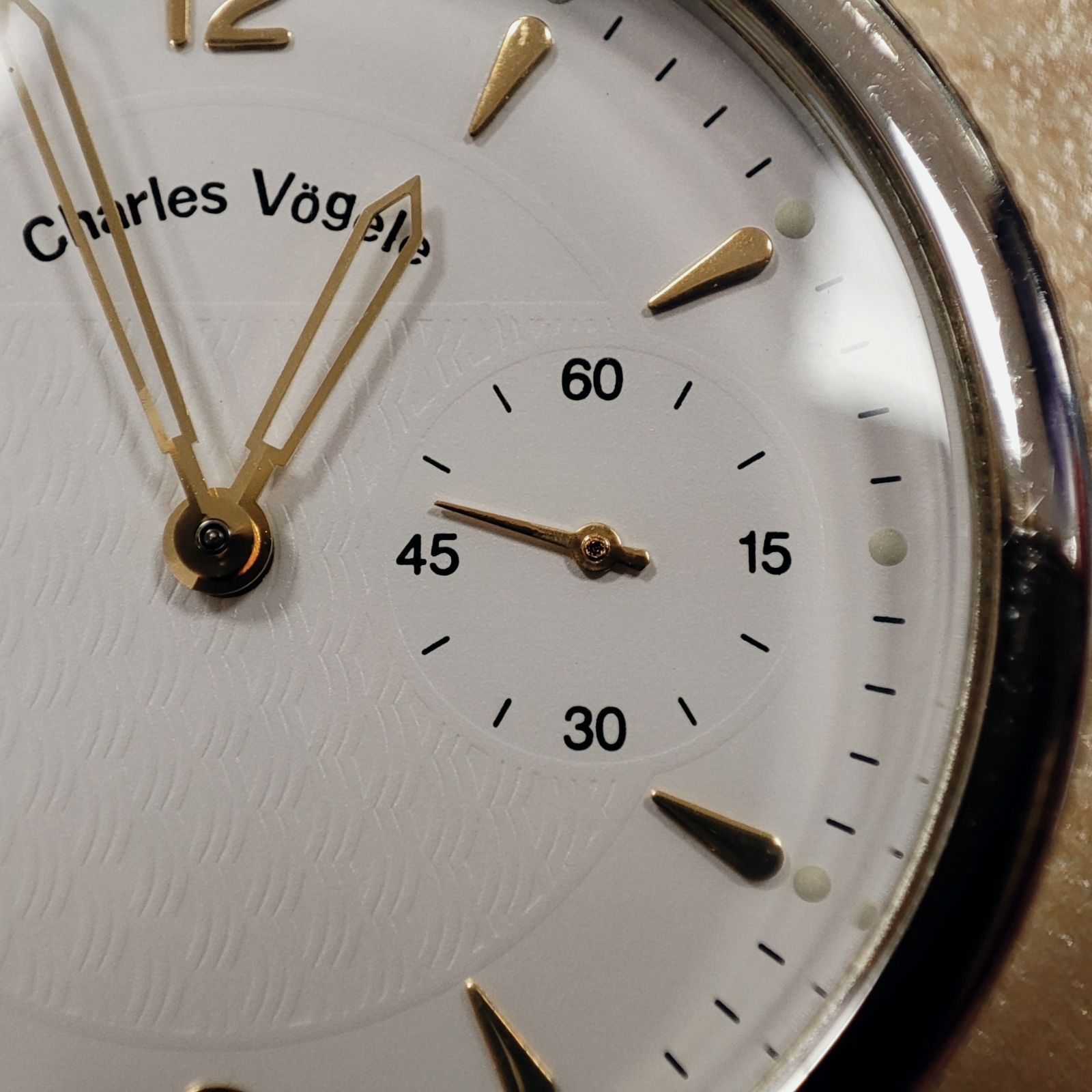 Charles Vogele シャルルホーゲル 925 シルバー 懐中時計 稼働品 ALL