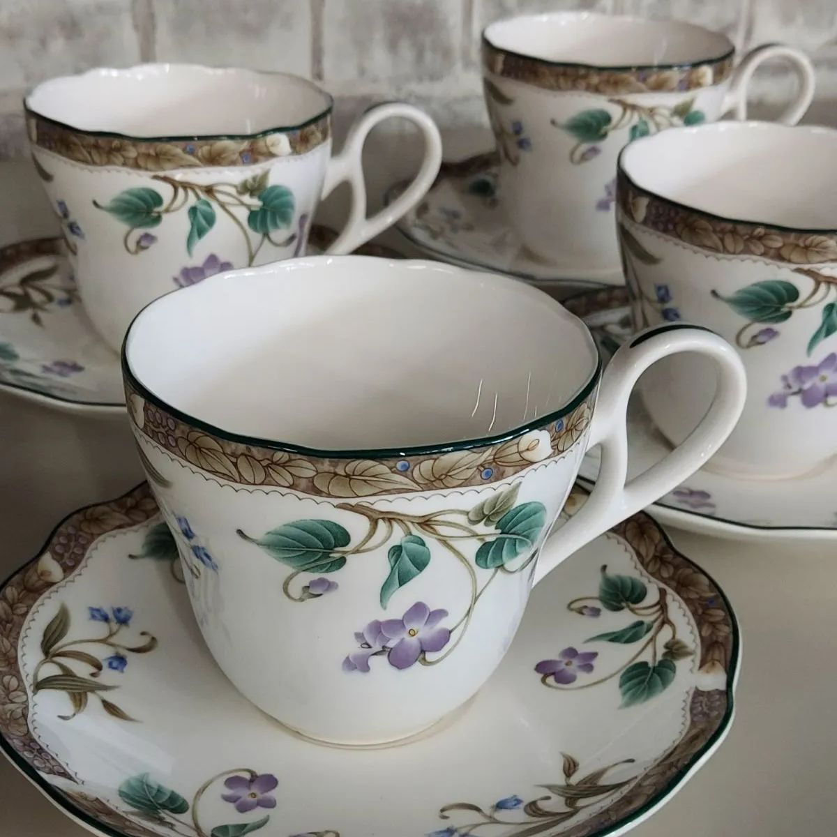 Noritake Primachina ノリタケ プリマチャイナ スミレ柄 カップ