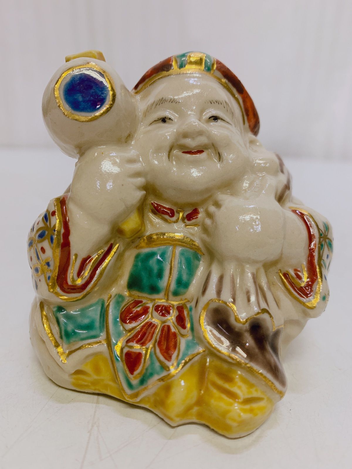 九谷焼 大黒様 お香立て お線香立て 香皿 癒やし香炉 九谷焼 七福神