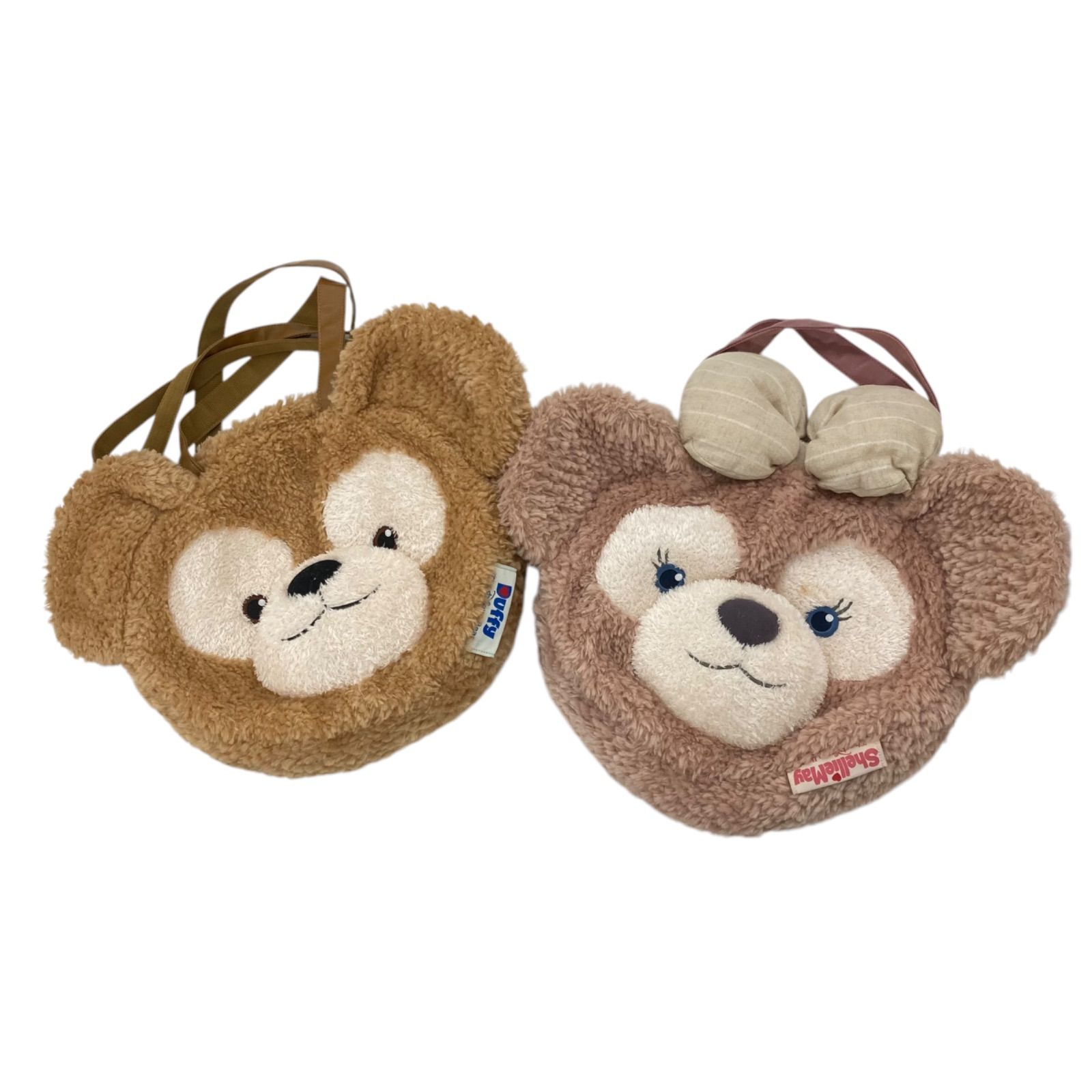 186001　現状品　ディズニーリゾート　ダッフィー　シェリーメイ　フェイスバッグ　3WAYバッグ　2点まとめ売り