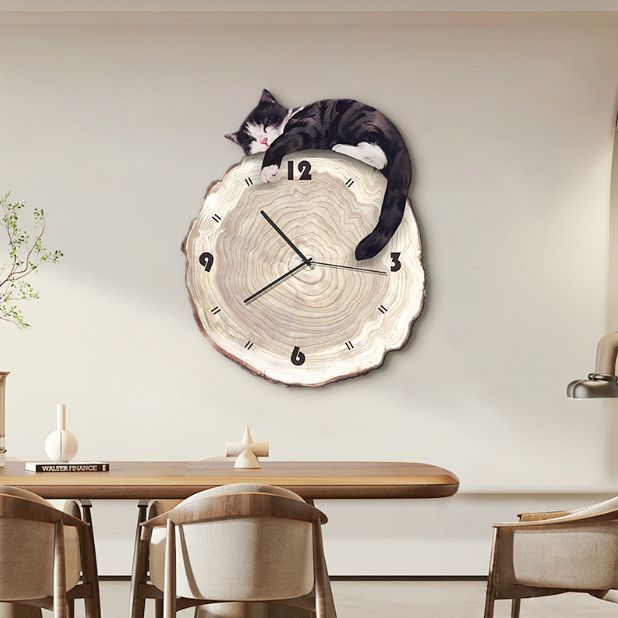 【リアル】壁掛け ペット時計 かわいい ラグドール インテリア リアル】壁掛け ペット時計 かわいい ラグドール インテリア リアル