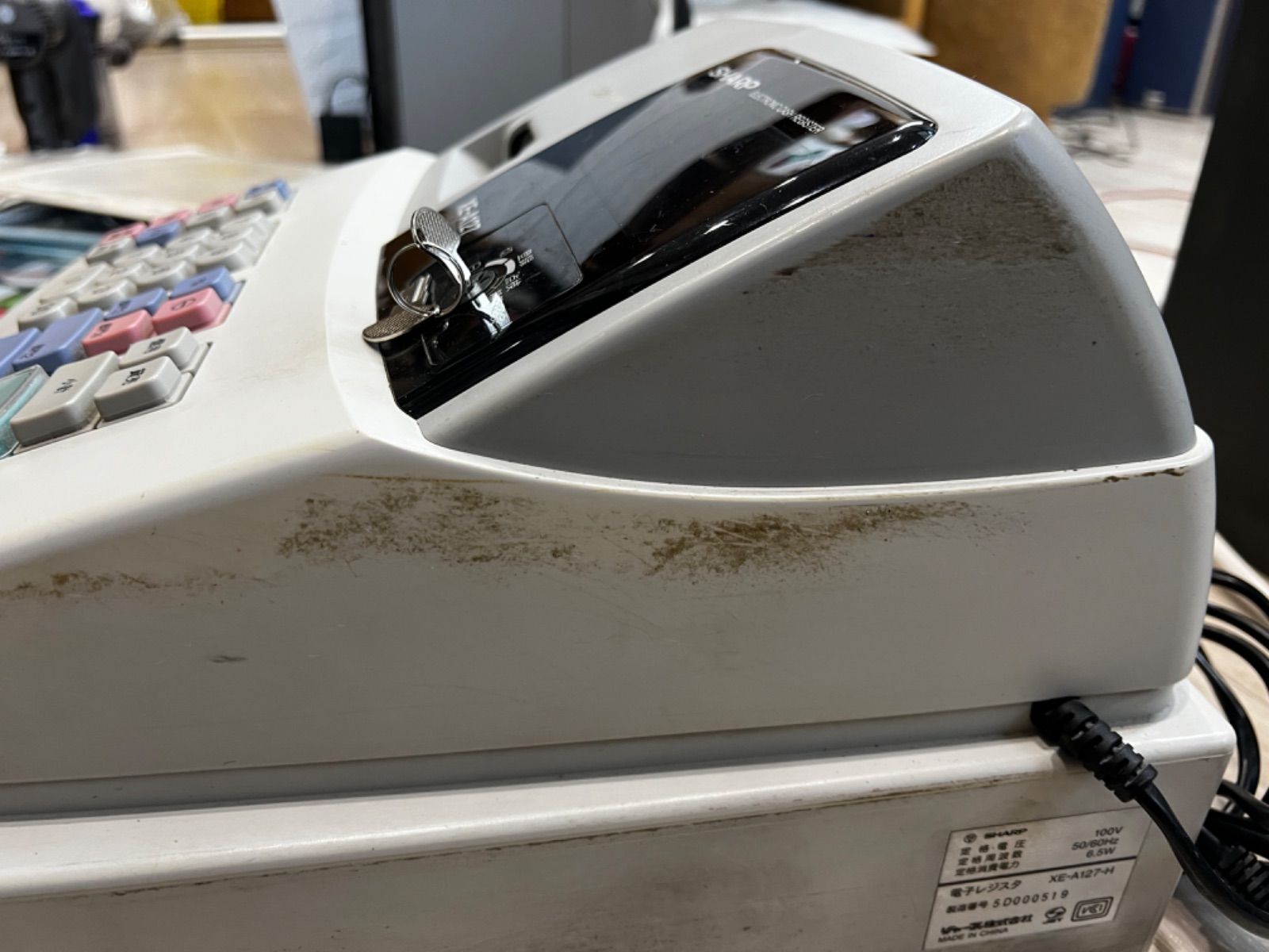 キャッシュレジスター SHARP XE-A127