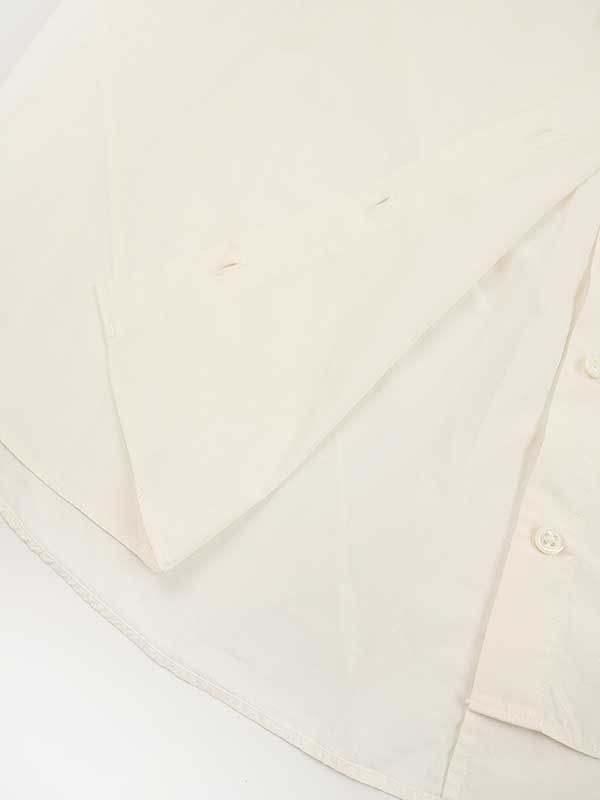 PETER DO ピーター ドゥー 22AW コットンブロードオーバーシャツ PD-FW-482 アイボリー 36 PETER DO ピーター ドゥー 22AW コットンブロードオーバーシャツ