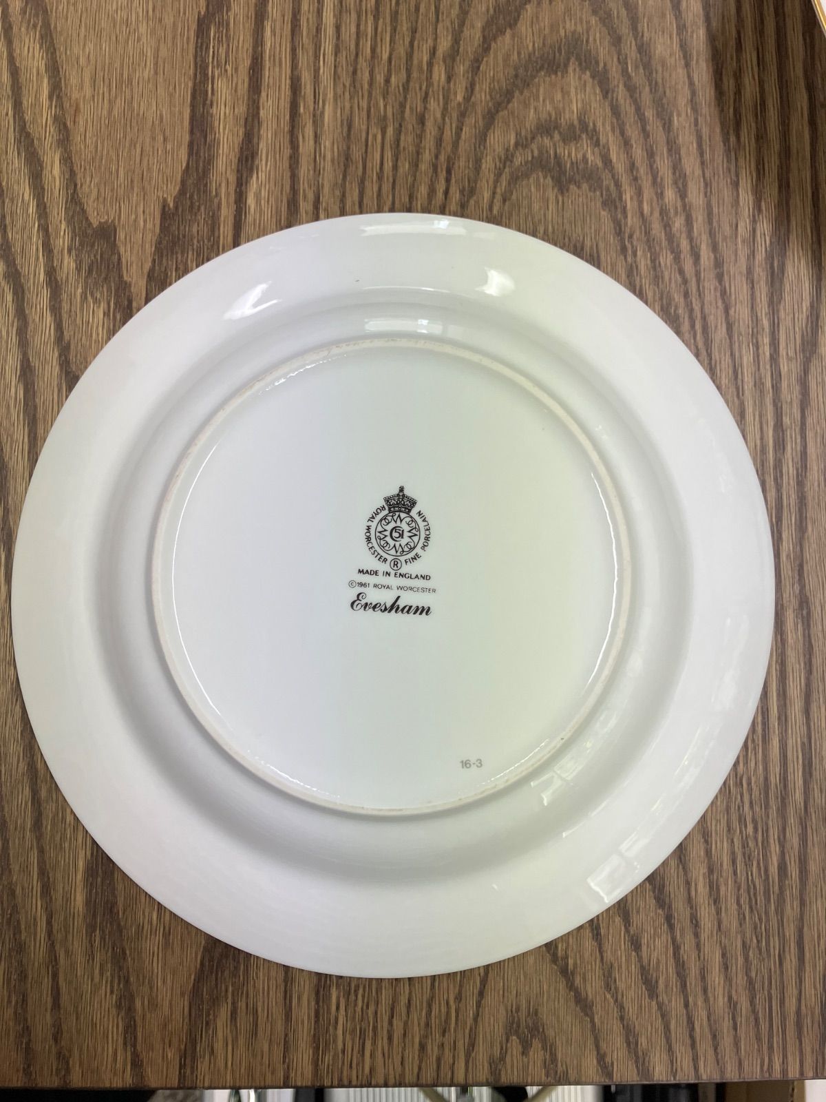  Worcester Evesham 皿 4枚セット Lot - 52pc Royal Worcester 