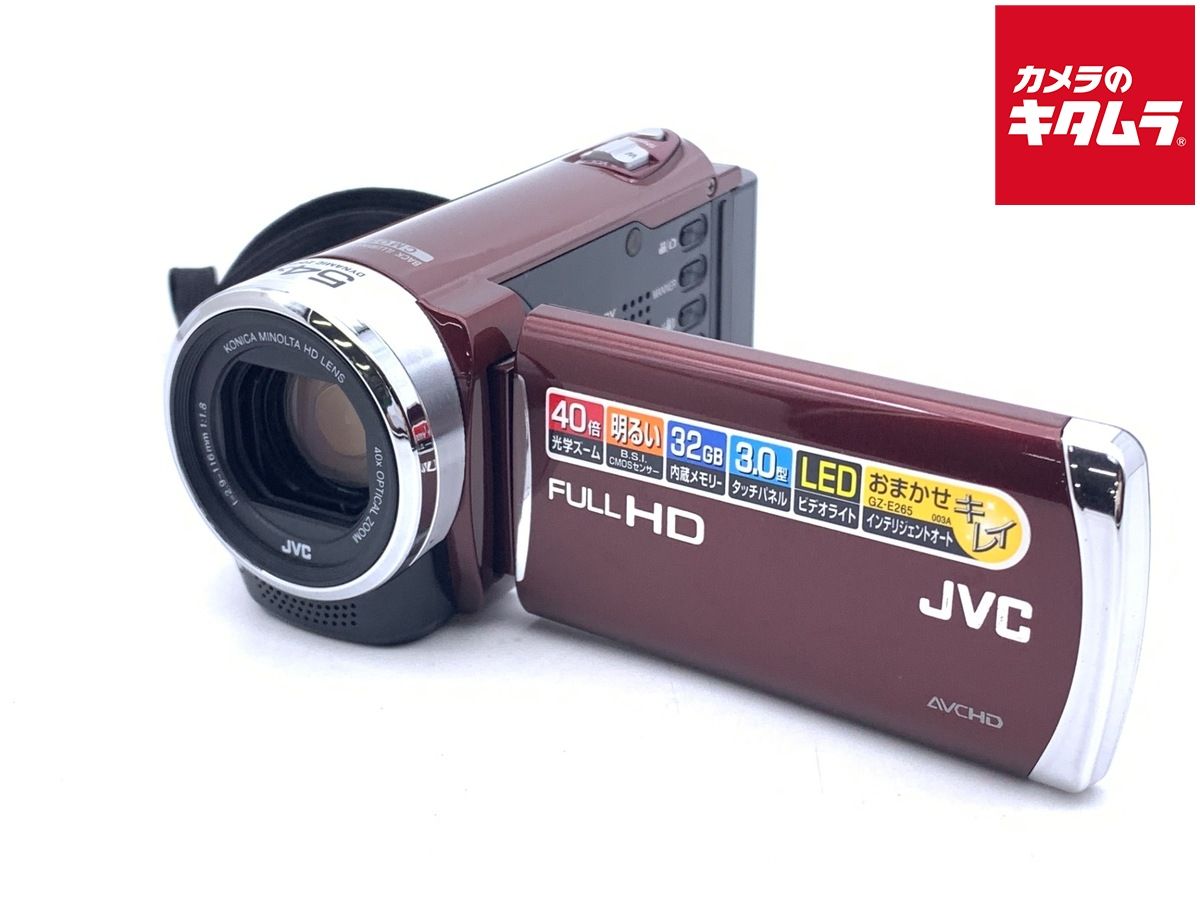 並品 ビクター Everio GZ-E265 ルージュレッド