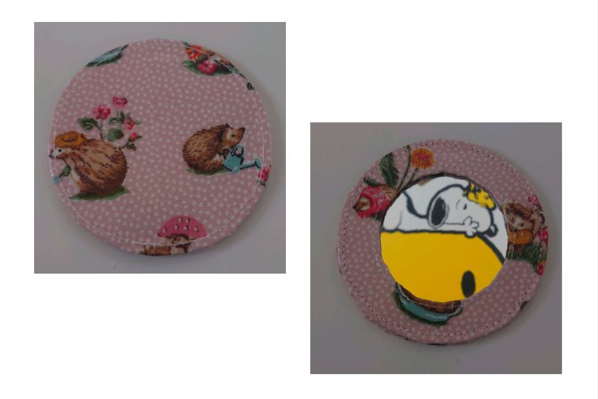 白雪姫 コンパクトミラー キャスキッドソン はぎれ【ハンドメイド】