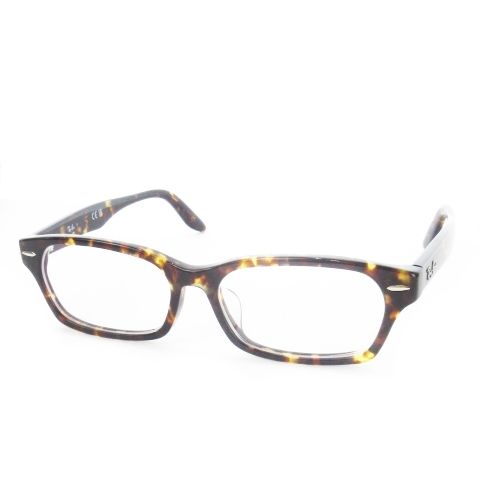 レイバン RAY BAN 眼鏡 メガネ アイウェア セルフレーム スクエア 度入り べっ甲柄 55□16 茶 ブラウン RB5344-D |CK18 GY17