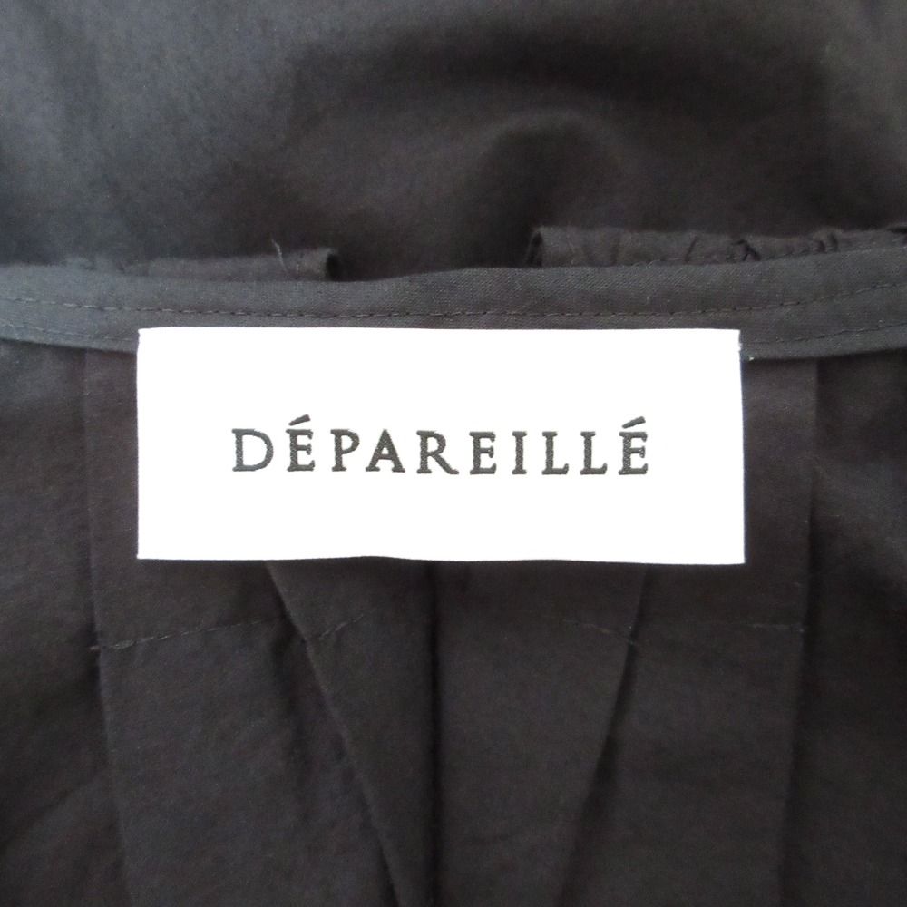 DEPAREILLE カジュアルシャツ レディース デパリエ 中古　古着 良品 DEPAREILLE デパリエ コットン×シルク フリルオーバー