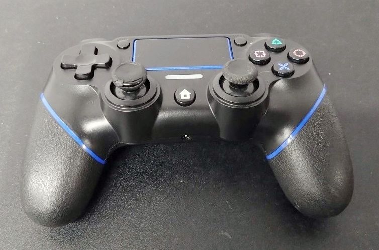 T【HY】【中古】【動作品】プレイステーション4 PS4 ワイヤレスコントローラー PS-403 ブラック/ブルー[送料無料(一部地域を除く ...