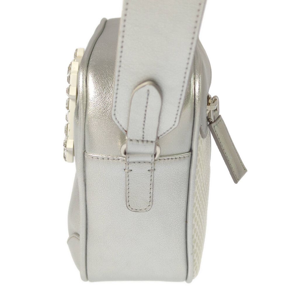 Roger Vivier ロジェヴィヴィエ メタリック レザー ビジュー