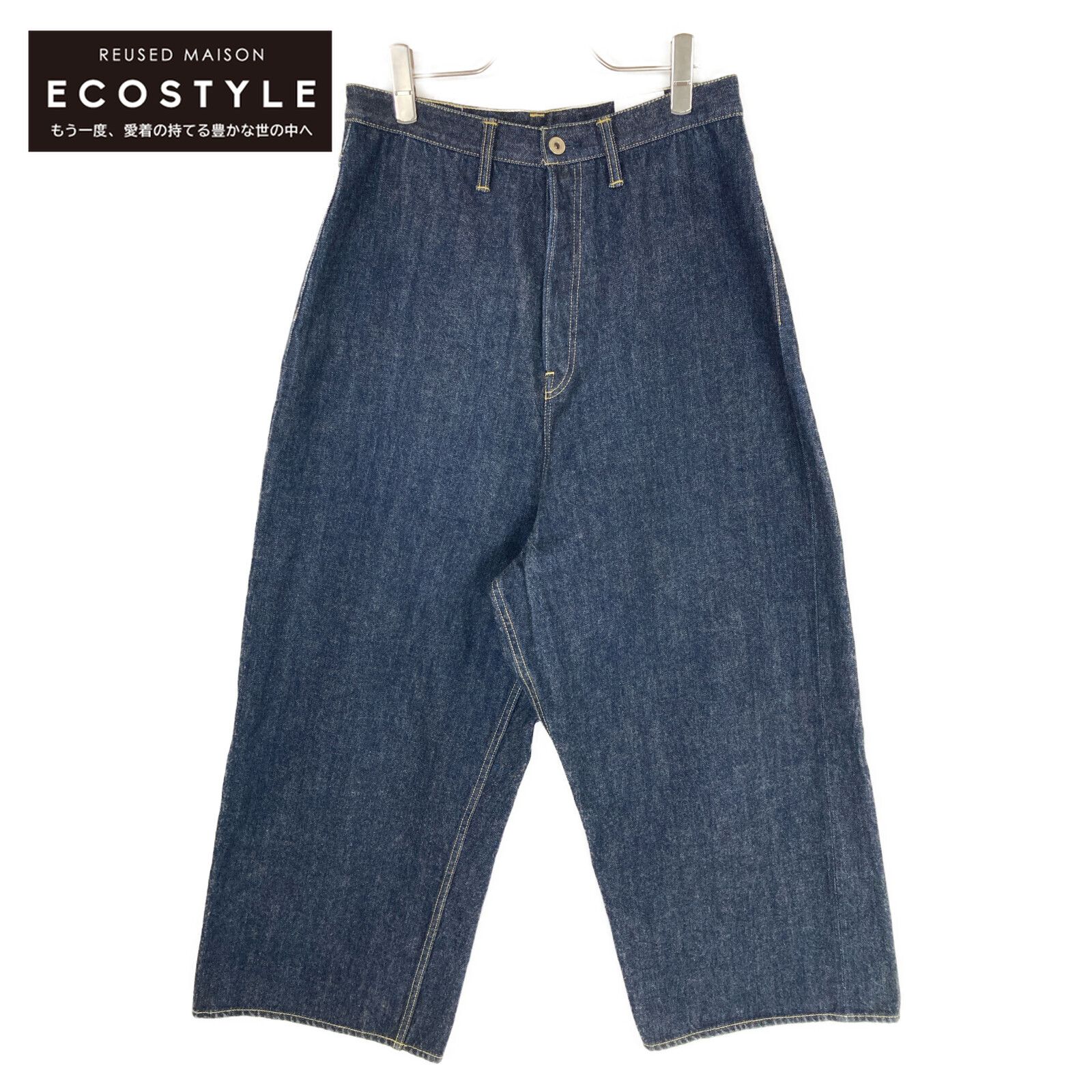 DAN ダン ブルー 0 POCKET DENIM WIDE NONWASH パンツ M