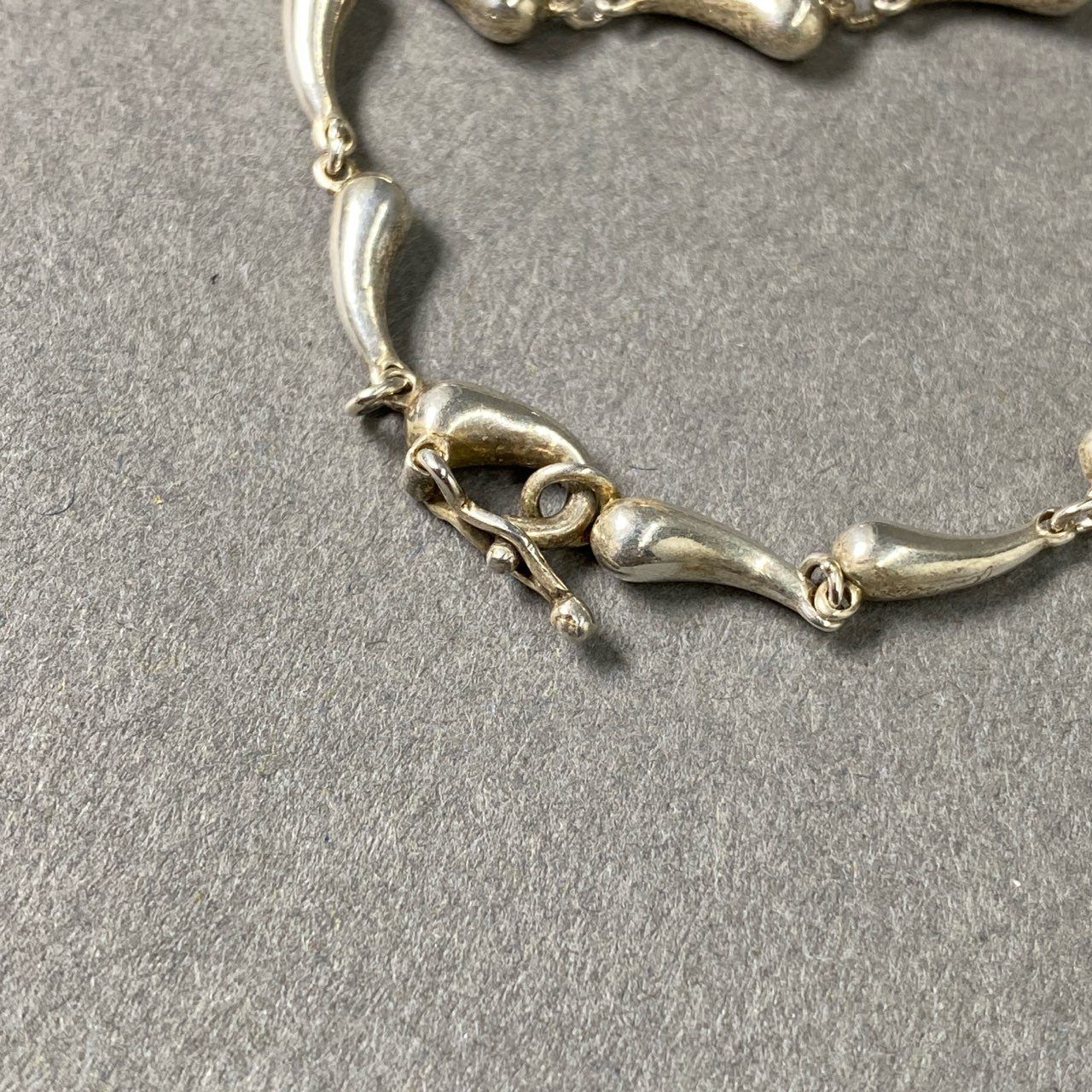 Pf16-4 TIFFANY&Co ティファニー ティアドロップ リンク ブレスレット 