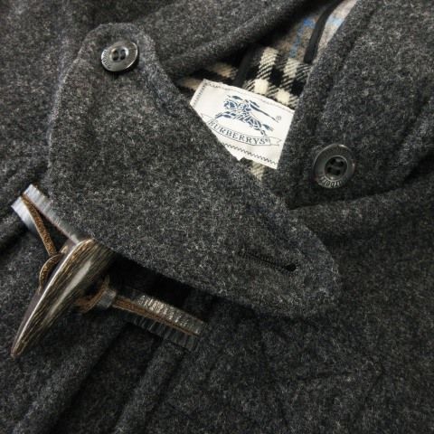 バーバリーズ Burberrys ダッフルコート ロング丈 フーディ
