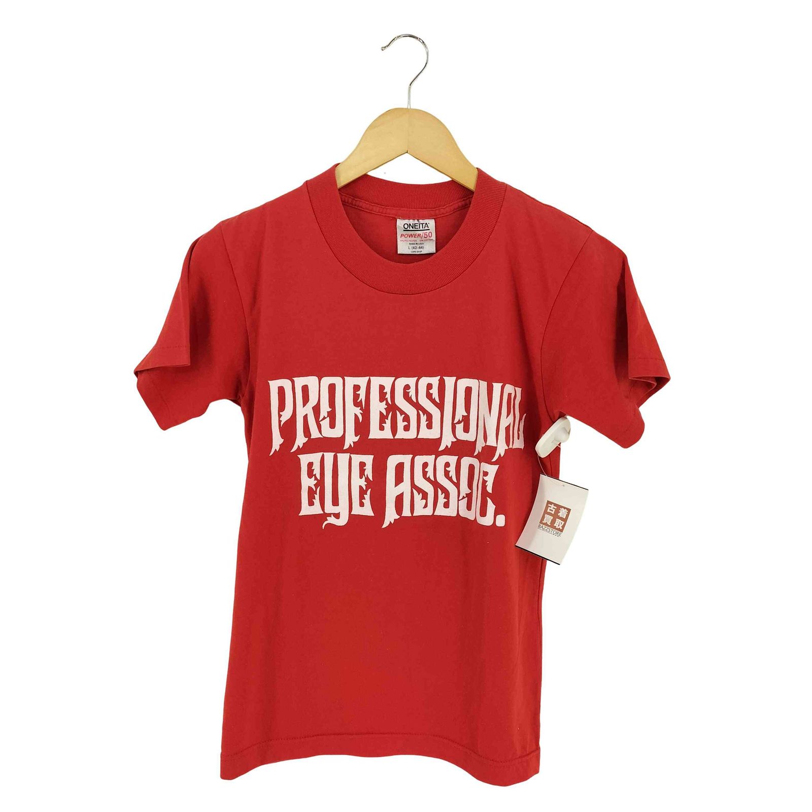 オニータ ONEITA USA製 フロントプリント シングルステッチTEE