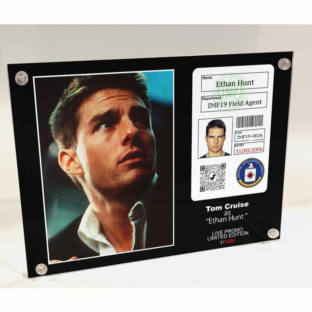 2枚セット 映画 ミッション インポッシブル トム クルーズ IDカードフレーム