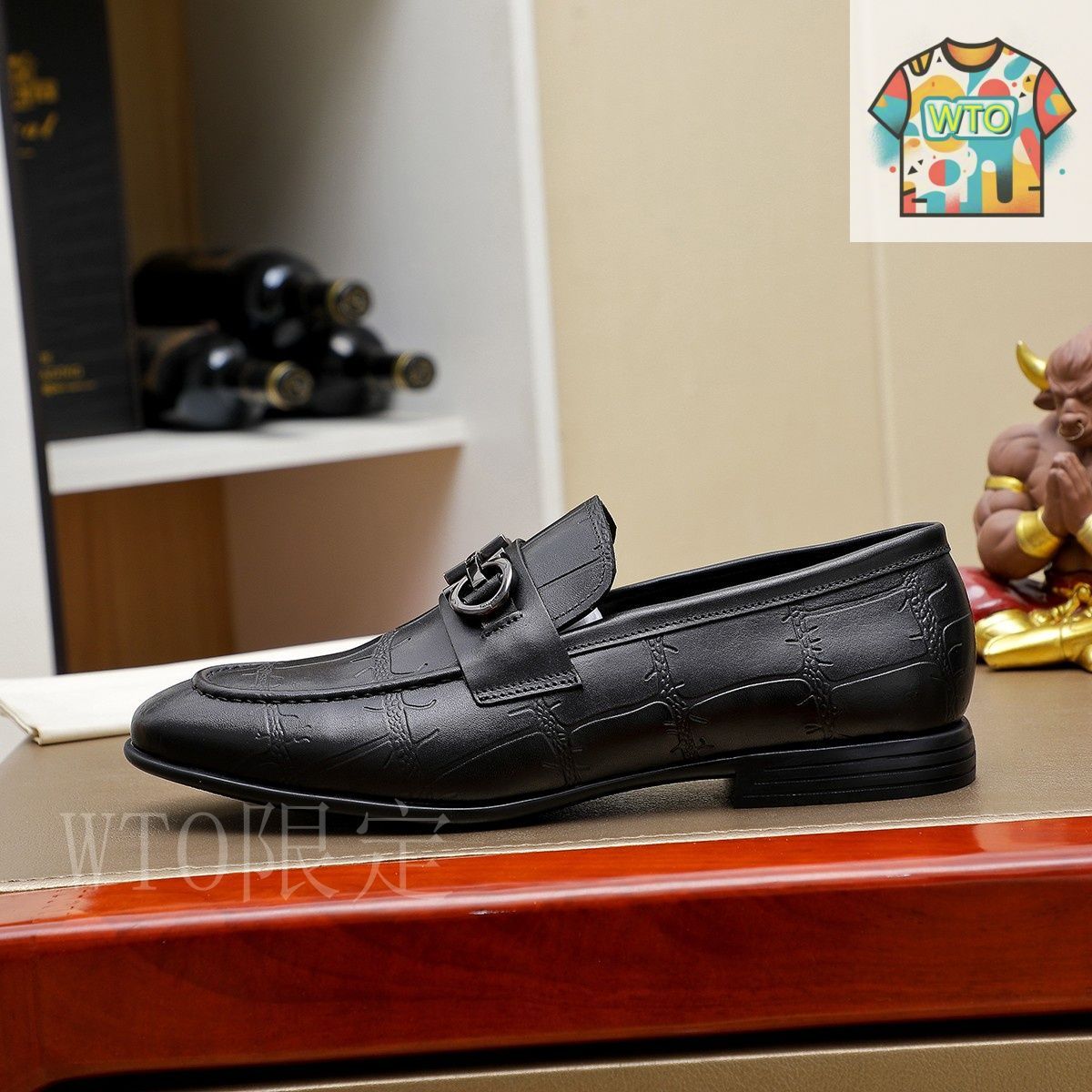 新品　フェラガモ　メンズシューズ Ferragamo フェラガモ メンズ ビジネス シューズ02-ES90 - メルカリ