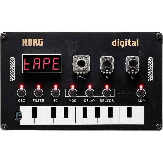 NTS-1 Nu Tekt NTS-1 digital kit はんだ付けなしで 組み立て DIY シンセキット USB バスパワー ソフトウェアライセンス込み シンセサイザー KORG コルグ