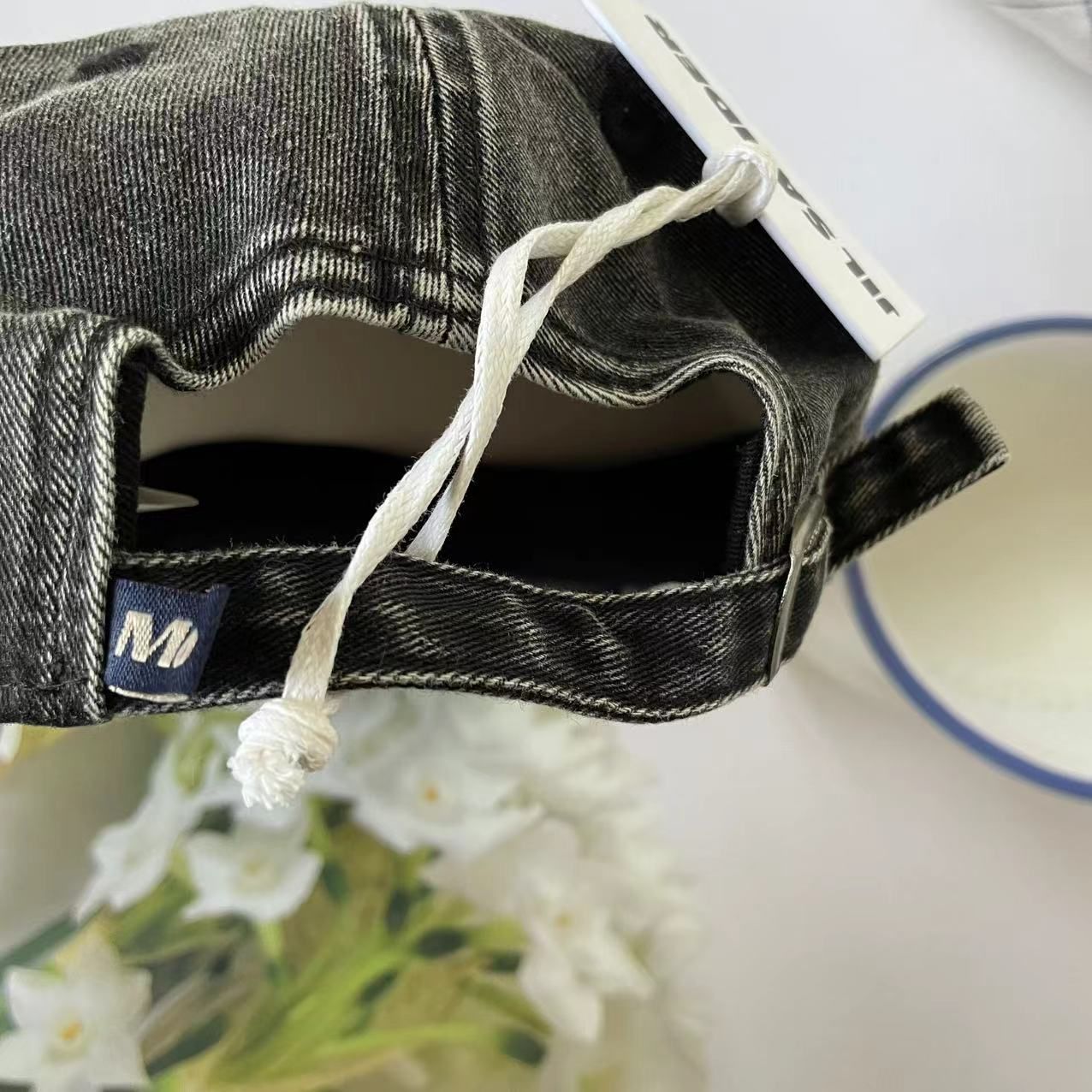 JIL SANDER ウォッシュド デニムベースボールキャップ