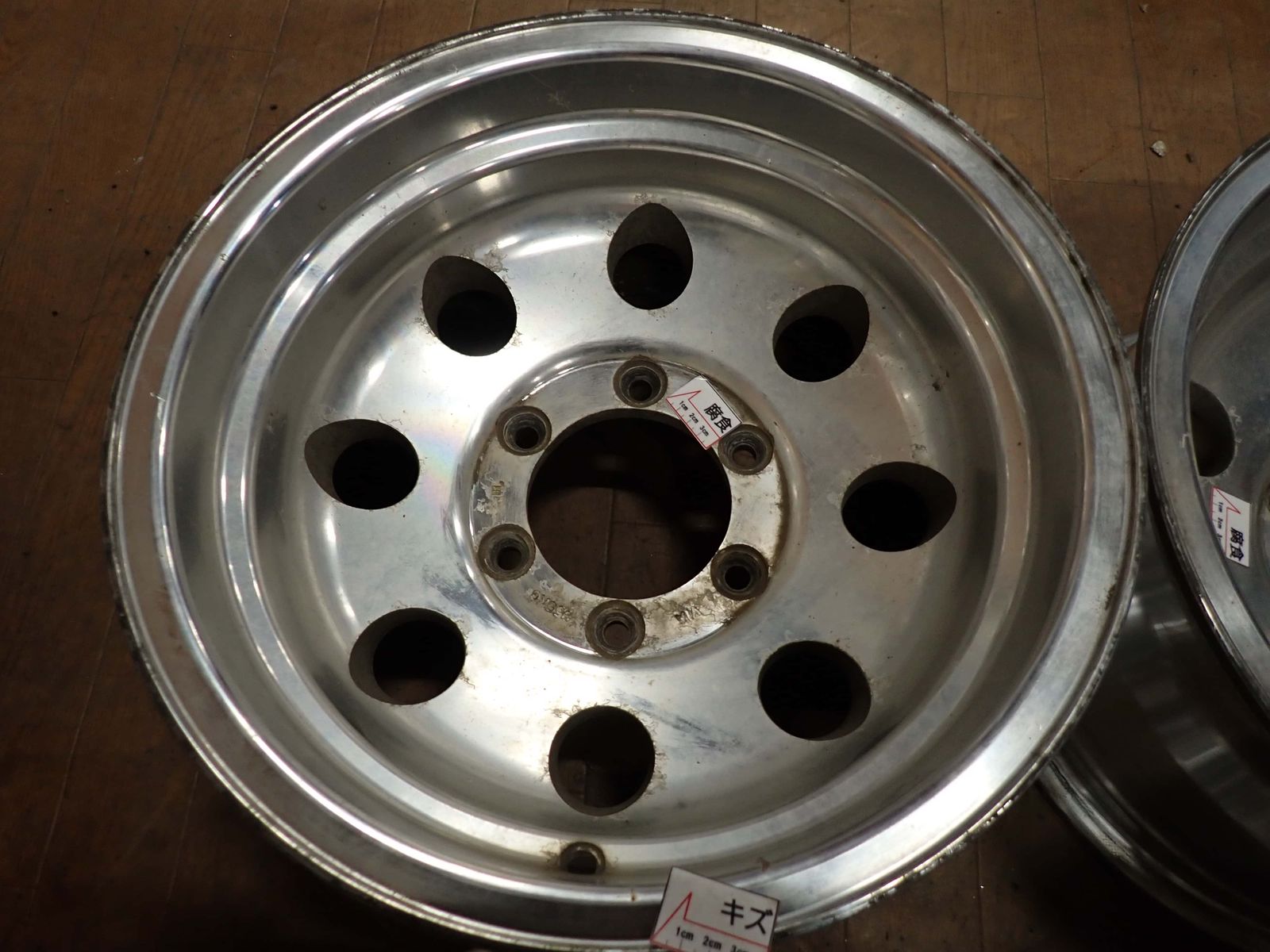 デイトナ DAYTONA 15×6.5J 6穴 PCD139.7 ＋5 クローム ブラック レア 
