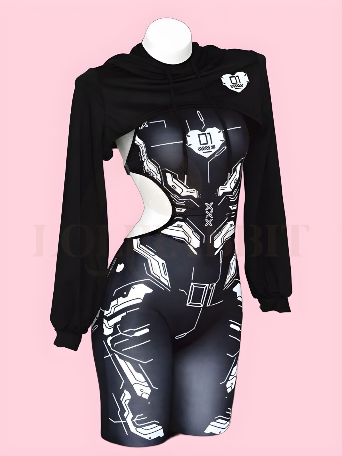 HIDOLATRAL THEODOL サイバージャージスイムウェア black HIDOLATRAL