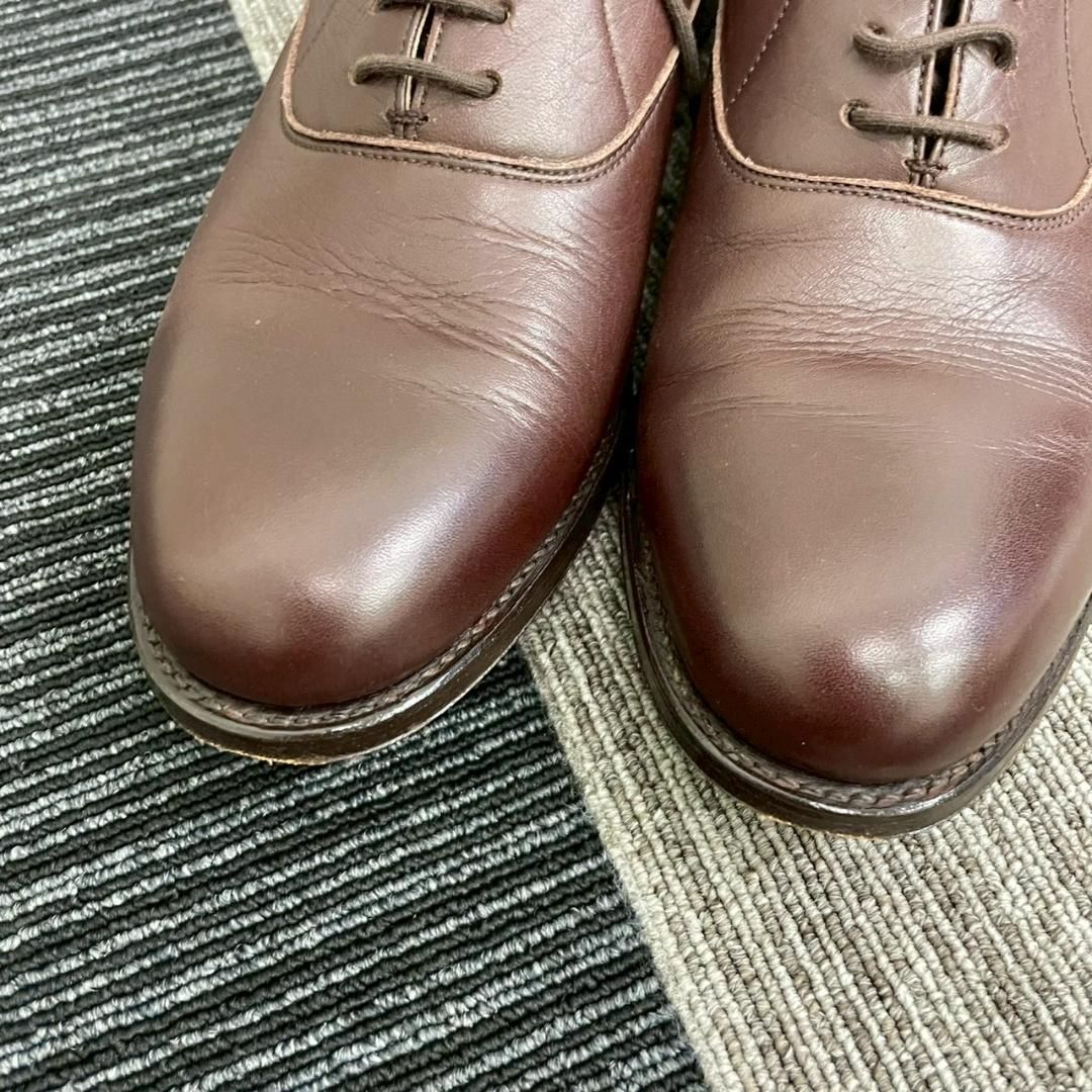 超 イッセイミヤケ レザー ビジネスシューズ ブラウン