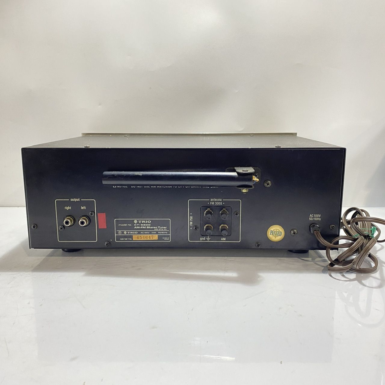 AM FM ステレオチューナー トリオ TORIO トリオ KT-5300 (管理