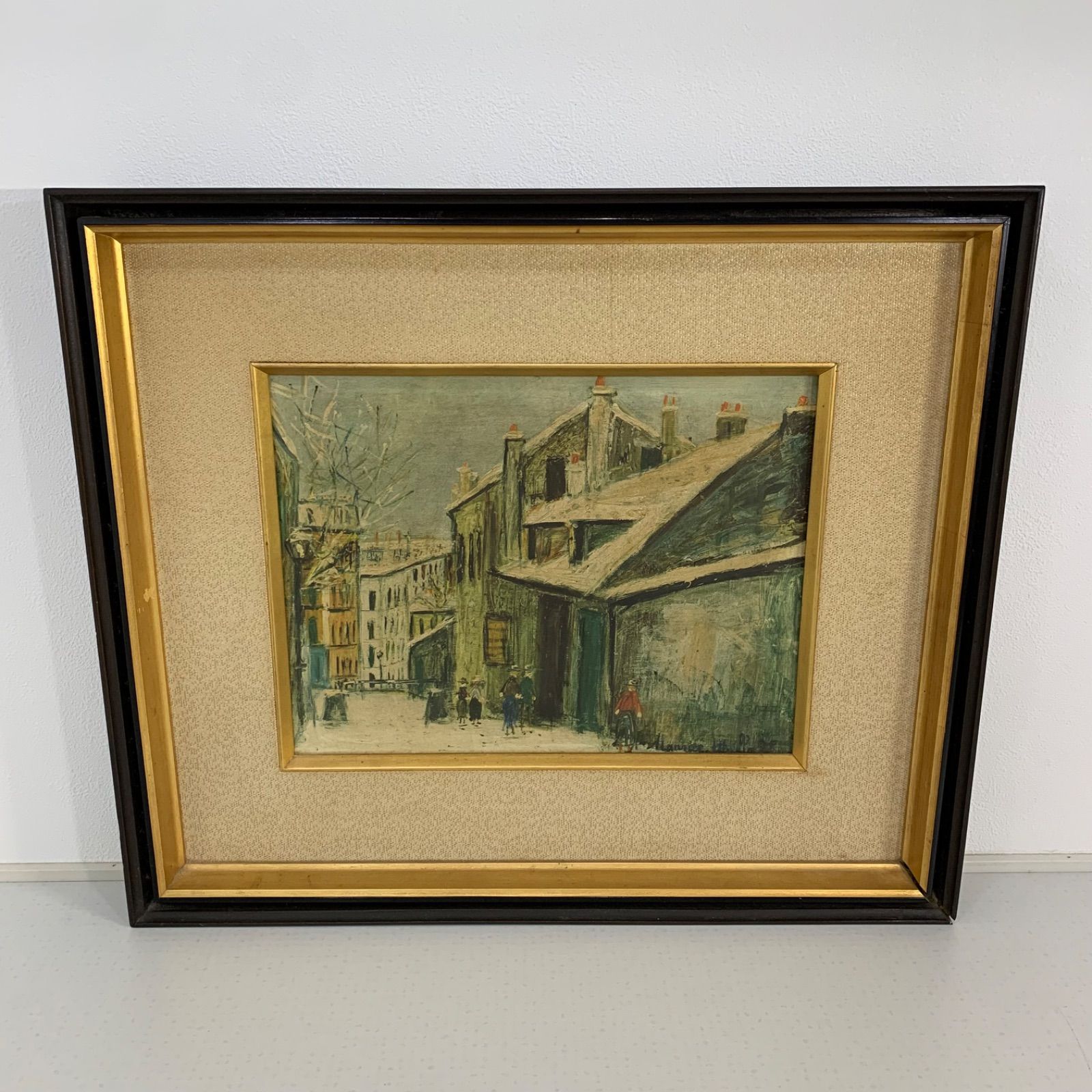フランス　油絵　ユトリロ フランス 油絵 ユトリロ モーリス・ユトリロ Maurice Utrillo
