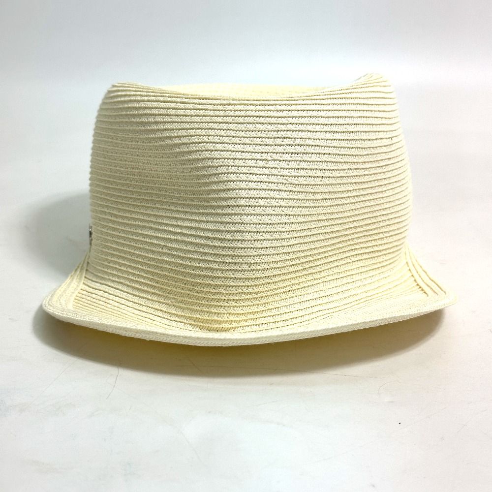 HERMES エルメス キャップ エマ ストローキャップ ポリエステル