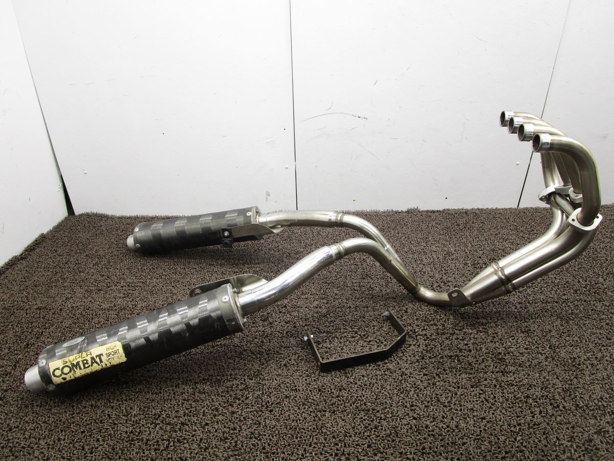 ホーネット250 社外 スーパーコンバット マフラー □A2320