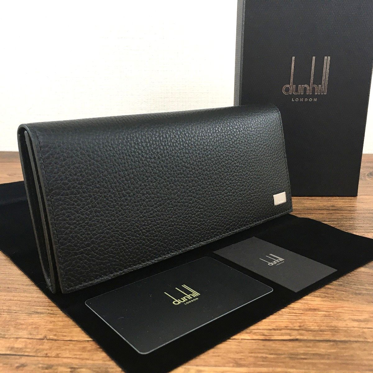 Dunhill 二つ折り財布 ブラック 本革 折り財布 | thephysicaleducator.com