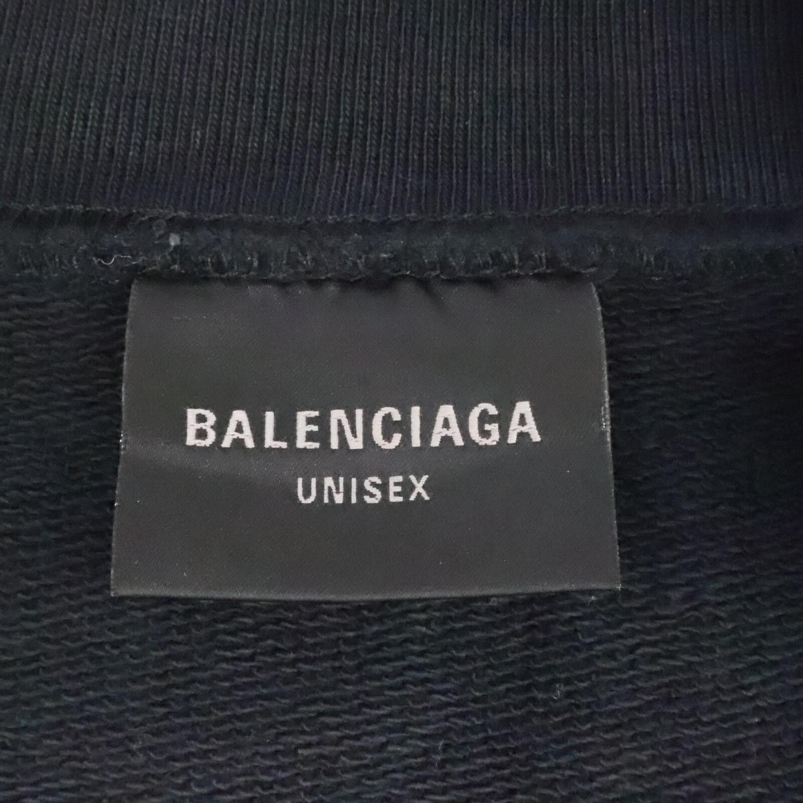 BALENCIAGA ロゴ刺繍 クルーネックスウェット