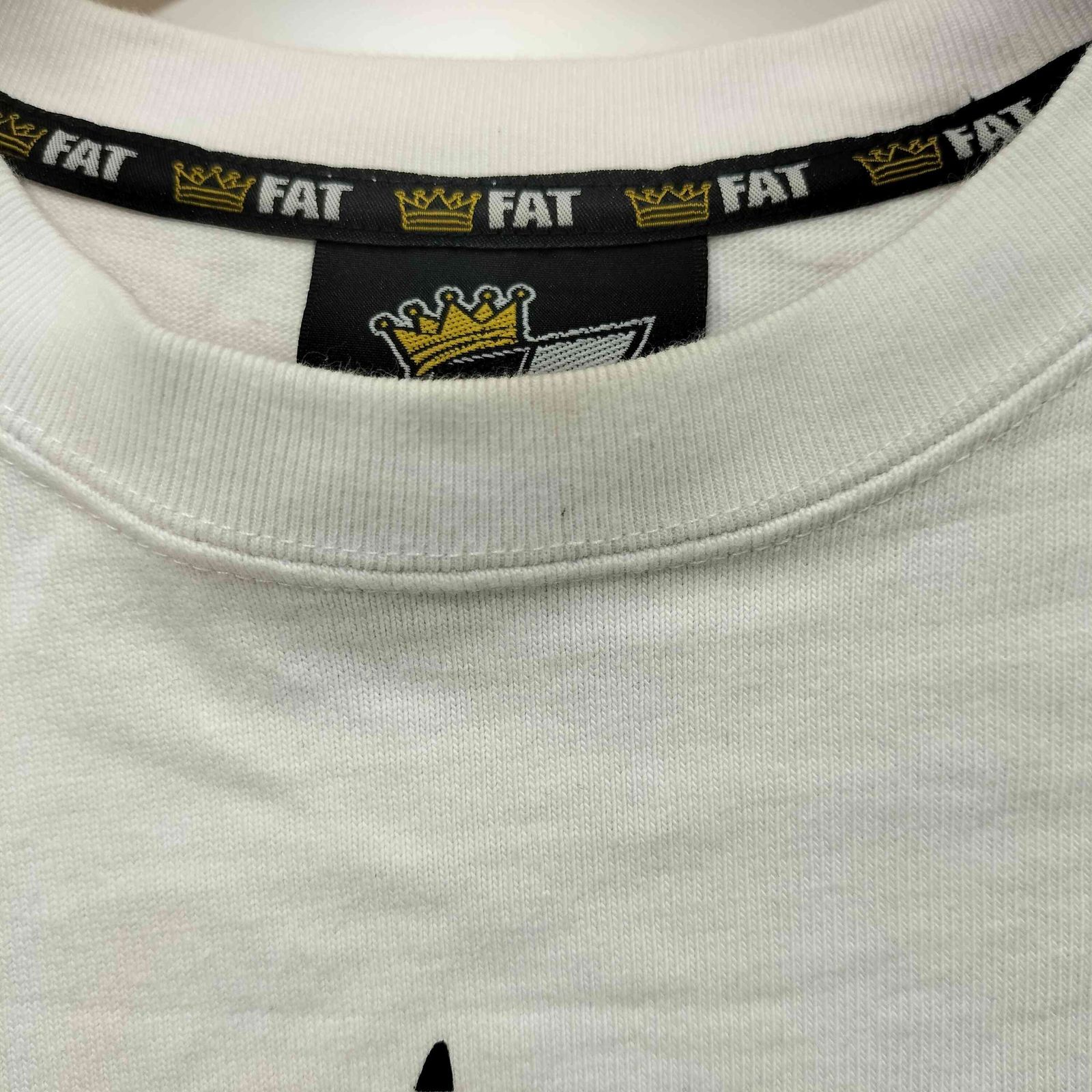 エフエーティー FAT 両面プリント ヘビーオンス クルーネックTシャツ