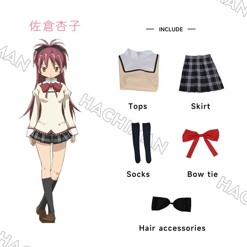 魔法少女まどか☆マギカ　まどマギ　鹿目まどか 見滝原中学校　コスプレ ICOS 魔法少女まどか☆マギカ 見滝原中学校 女子制服 まどか