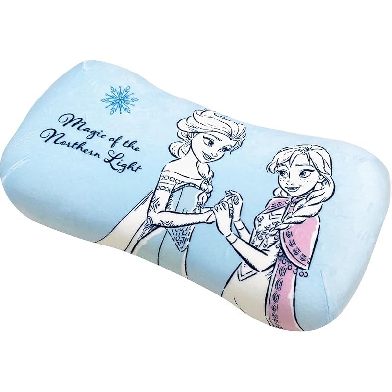 【特価商品】MORIPiLO モリシタ 低反発枕 ディズニー アナと雪の女王 15x31cm 腰当て 背もたれ サポート ぬいぐるみ クッション ディズニープリンセス キャラクター グッズ ブルー