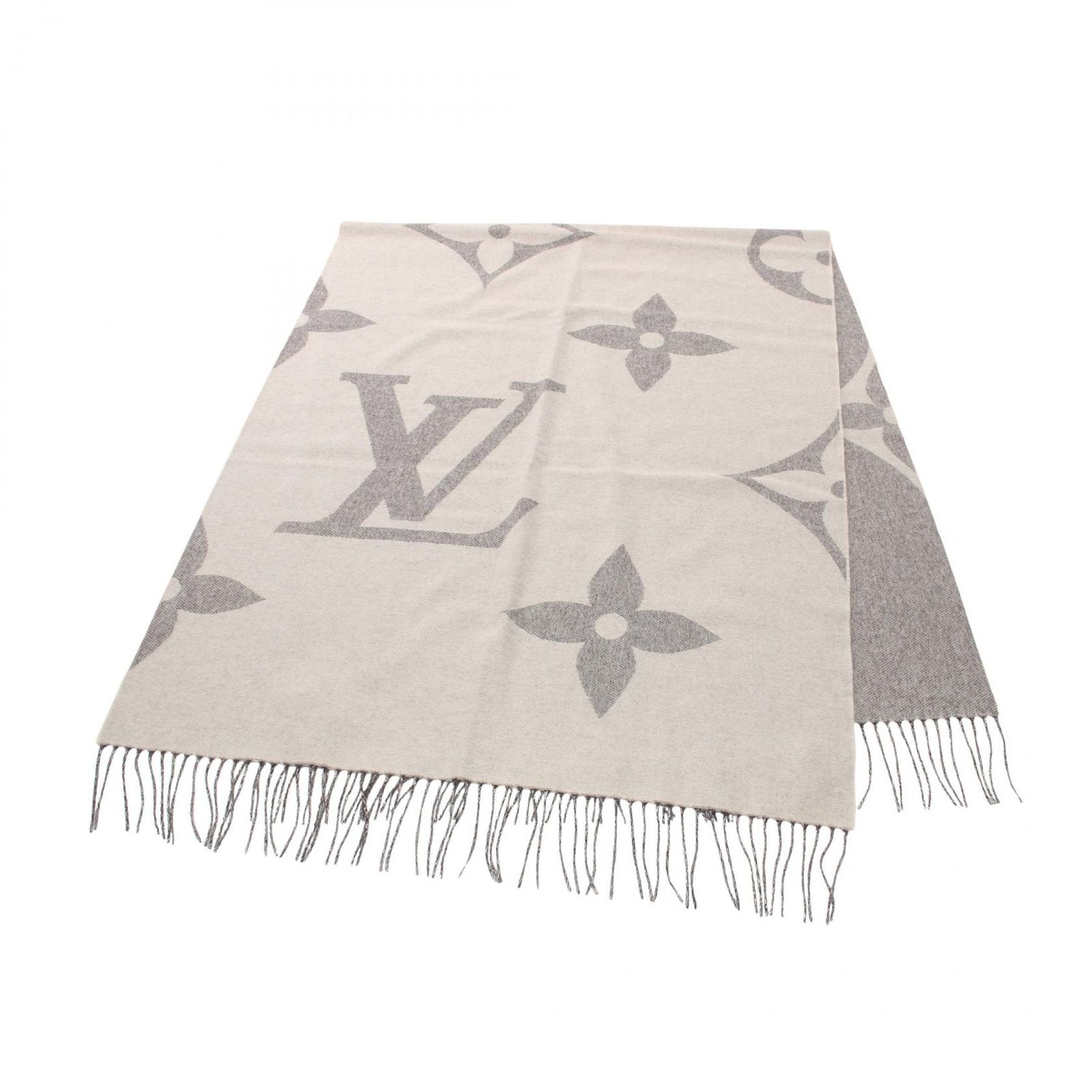 美品 LOUIS VUITTON ルイヴィトン モノグラムマフラー メンズ 国内直営即発】ルイ・ヴィトン モノグラム マフラー☆ 3色