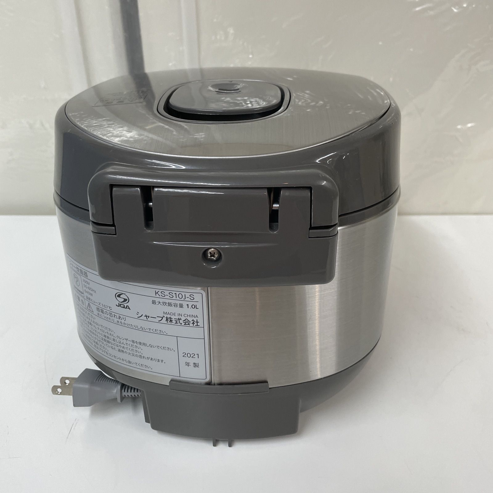 R303 ☀️ ほぼ未使用品！ SHARP 炊飯ジャー 5.5合炊き 21年製 KS-S10J 