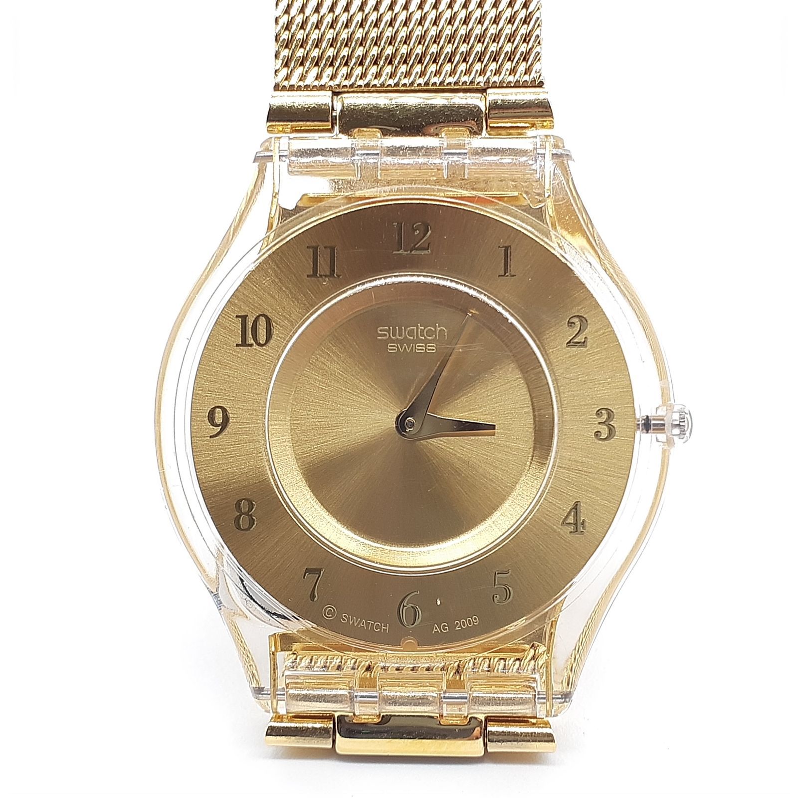 腕時計　レディース　SWATCH SKIN　TRI-GOLD Swatch Skin Classic BIOSOURCED TRI-Gold Again L Quartz Watch