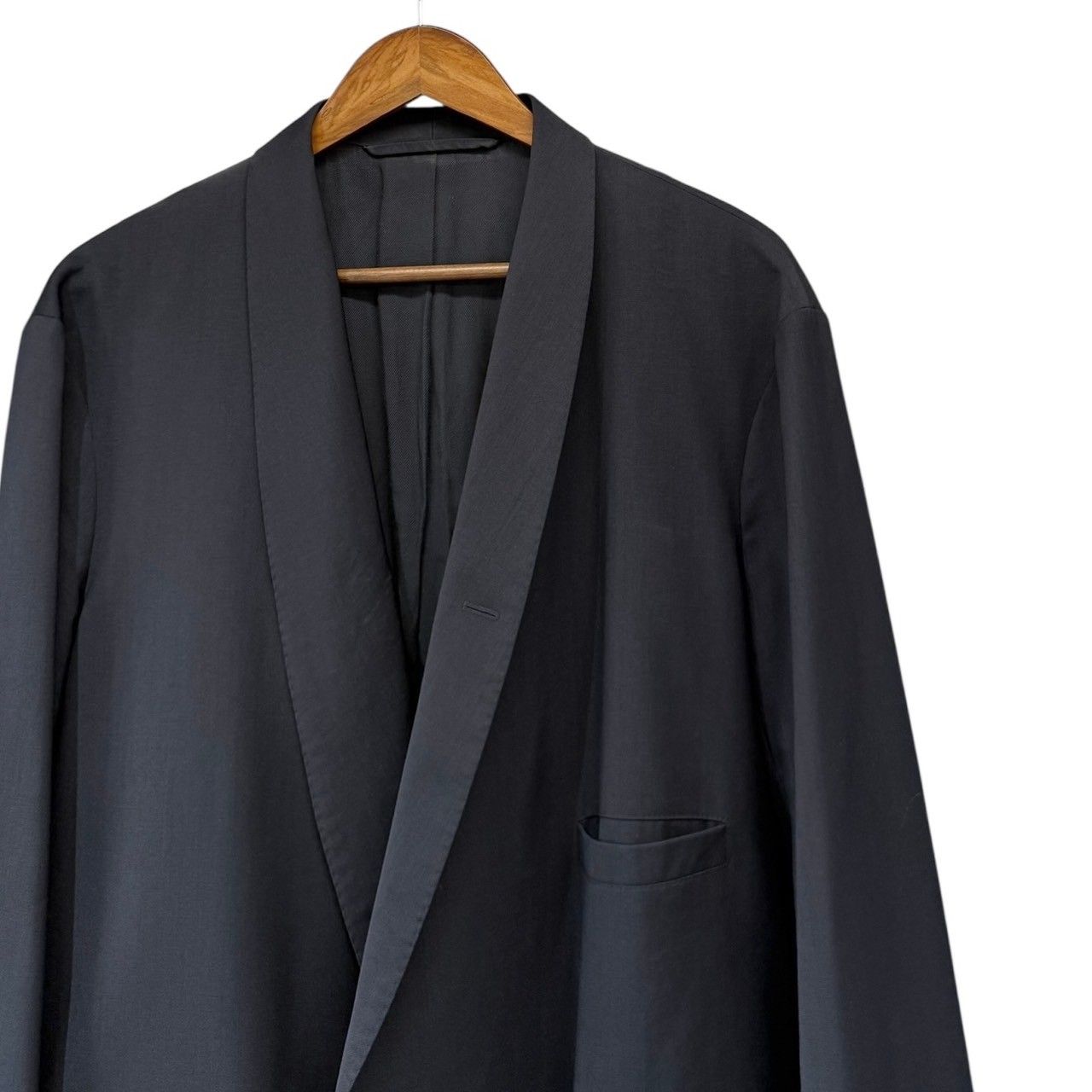 LEMAIRE JACKET シルク ショールカラー ダブルブレスト ジャケット LEMAIRE JACKET シルク ショールカラー ダブルブレスト
