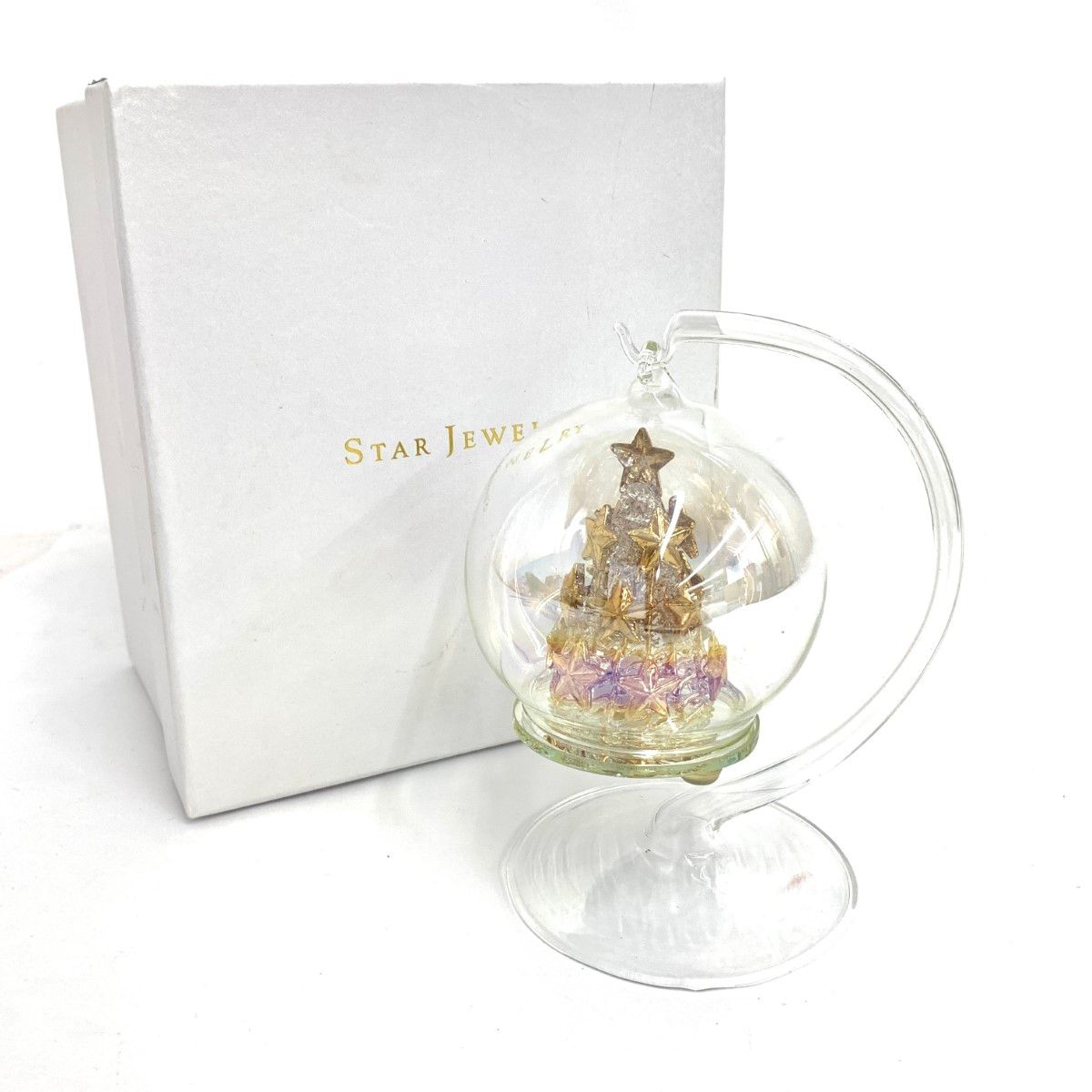 スタージュエリー ガラス クリスマスツリー　2014限定 STAR JEWELRY スタージュエリー ガラス製クリスマスツリー